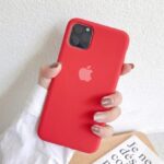 Apple iPhone Logo Matte Silicone Back Cover For iPhone 11 Pro / 11 Pro Max