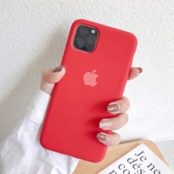 Apple iPhone Logo Matte Silicone Back Cover For iPhone 11 Pro / 11 Pro Max