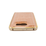 Luxury Leather Metal Bumper Back Cover For Samsung Galaxy S6