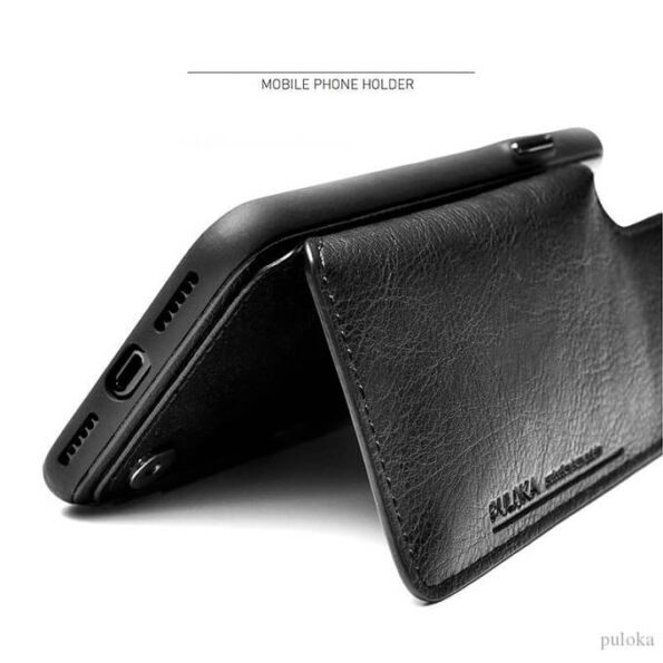 Puloka Multi Function Back Flip Wallet Back Cover For Apple iPhone