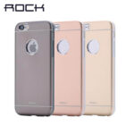 Rock ® Orgin Series Protective Shell TPU+Metal Back Cover For iPhone 6 / 6s