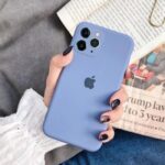 Apple Logo Matte Soft Silicone Full Camera Protection Cover For iPhone