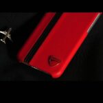 Luxury Leather Fighter Series Back Cover For Apple iPhone (Black)-1