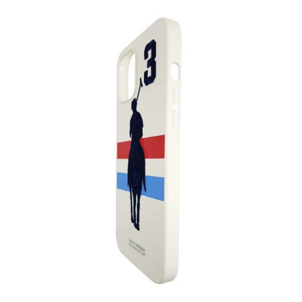 Santa Barbara Polo Garner Series Leather Back Cover For iPhone (White)