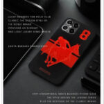 Santa Barbara Polo Garner Series Leather Back Cover For iPhone (Black)