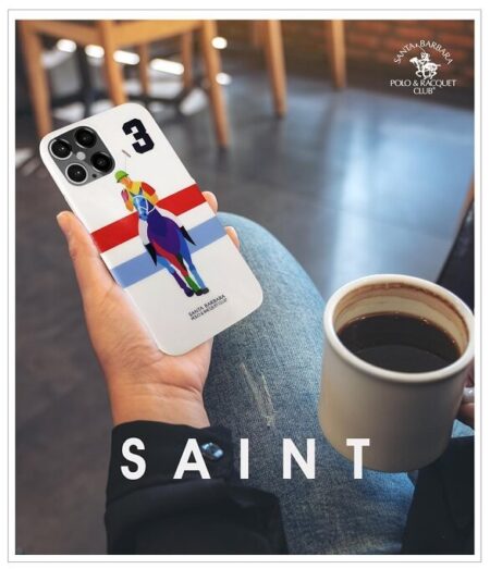 Santa Barbara Polo Saint Back Cover For iPhone (White)