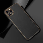 Luxury Leather Plating With Camera Protection Cover For iPhone 13 Series-1