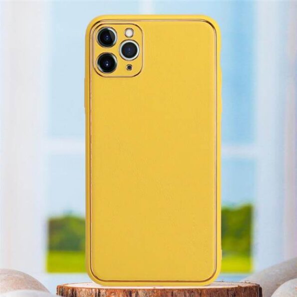 Luxury Leather Plating With Camera Protection Cover For iPhone 13 Series-3