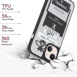 iPhone 13 Pro Max Butterfly Print Reflective Mirror Back Case-1