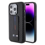 iPhone 15 Pro BMW Carbon Design Leather Case with Grip Stand_3-600×600