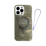 iPhone 15 Pro Dier Colour Magnetic Magsafe Gliter Mobile Case-7