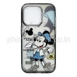 iPhone 15 Pro Max Cartoon Print Luxury Clear Phone Cover