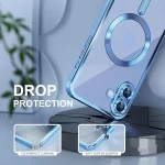 iPhone 16 Luxury MagSafe Transparent Phone Cover with Camera Lens Protection