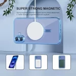 iPhone 16 Luxury MagSafe Transparent Phone Cover with Camera Lens Protection