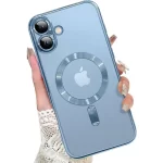 iPhone 16 Luxury MagSafe Transparent Phone Cover with Camera Lens Protection