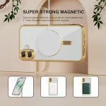 iPhone 16 Luxury MagSafe Transparent Phone Cover with Camera Lens Protection