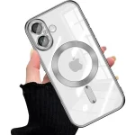 iPhone 16 Luxury MagSafe Transparent Phone Cover with Camera Lens Protection