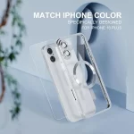 iPhone 16 Luxury MagSafe Transparent Phone Cover with Camera Lens Protection