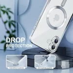 iPhone 16 Luxury MagSafe Transparent Phone Cover with Camera Lens Protection