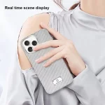 iPhone 16 Pro Carbon Design metal lens protection Phone Cover-2