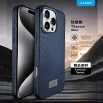iPhone 16 Pro Carbon Design metal lens protection Phone Cover-2