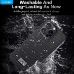 iPhone 16 Pro Carbon Design metal lens protection Phone Cover-2